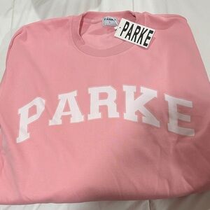 PARKE Pink Crew Neck Sweater